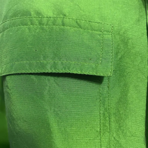 VTG 100% Silk Women’s Kelly Green Blouse Shirt Robbie Bee Sz S 80s 90s Holiday - Picture 14 of 14